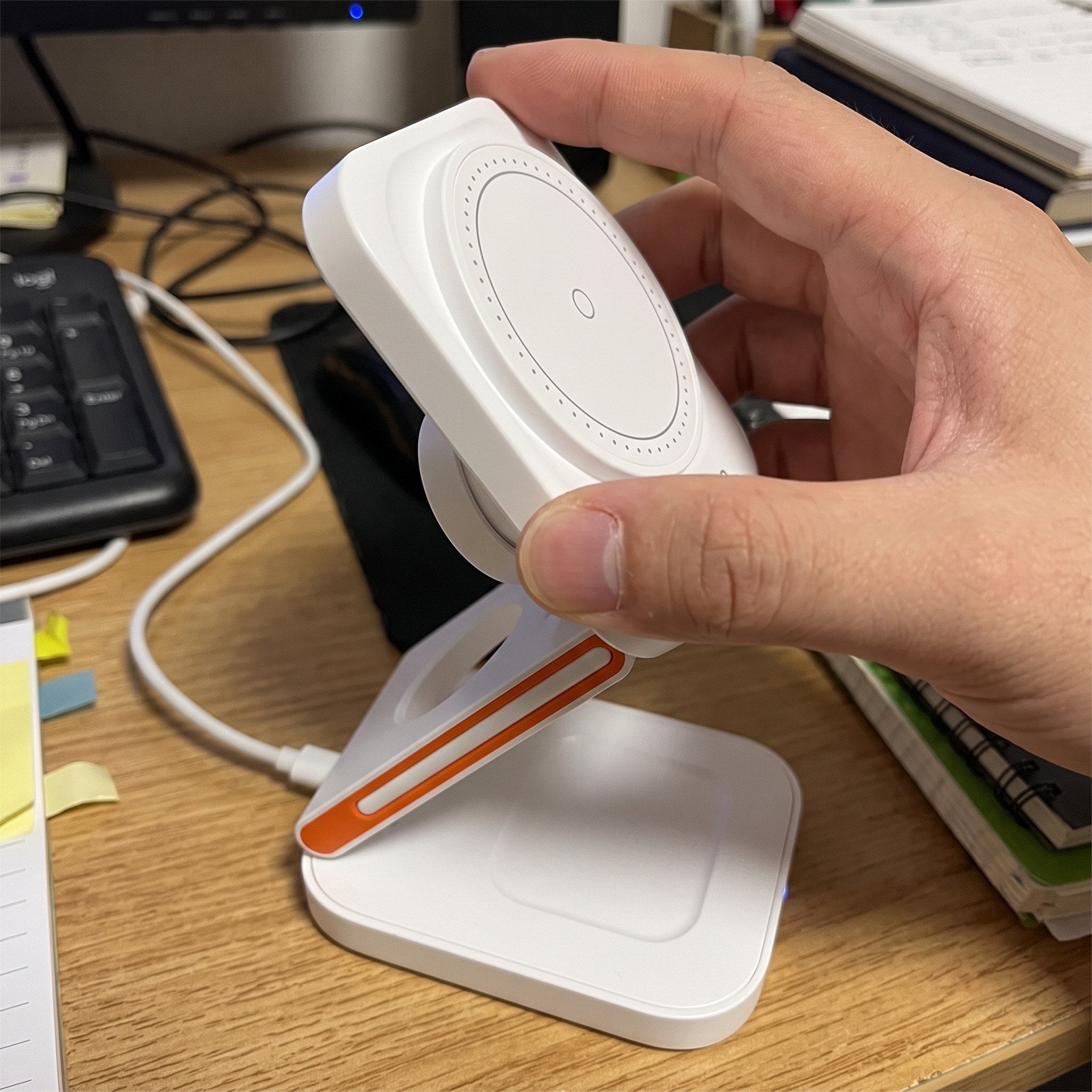Charging station in an everyday home or travel setting 6