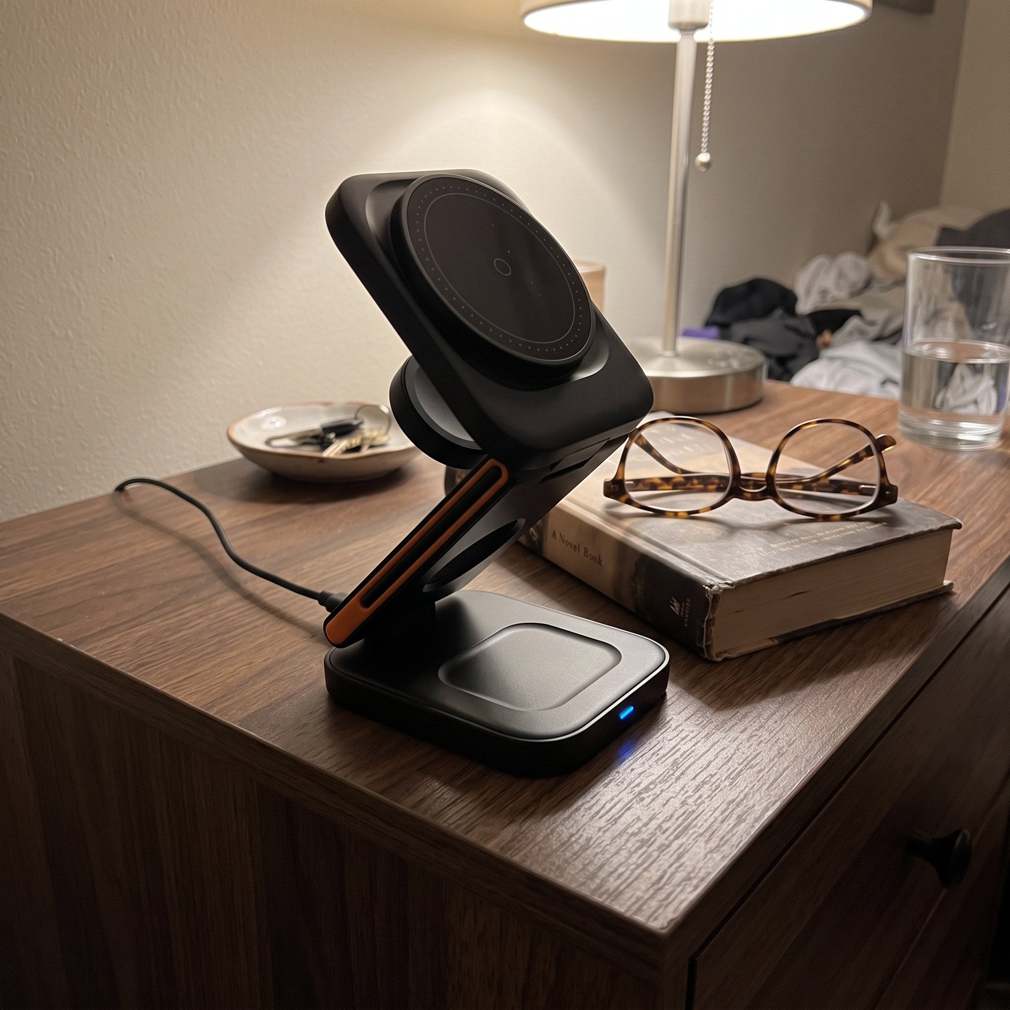 Charging station in an everyday home or travel setting 11