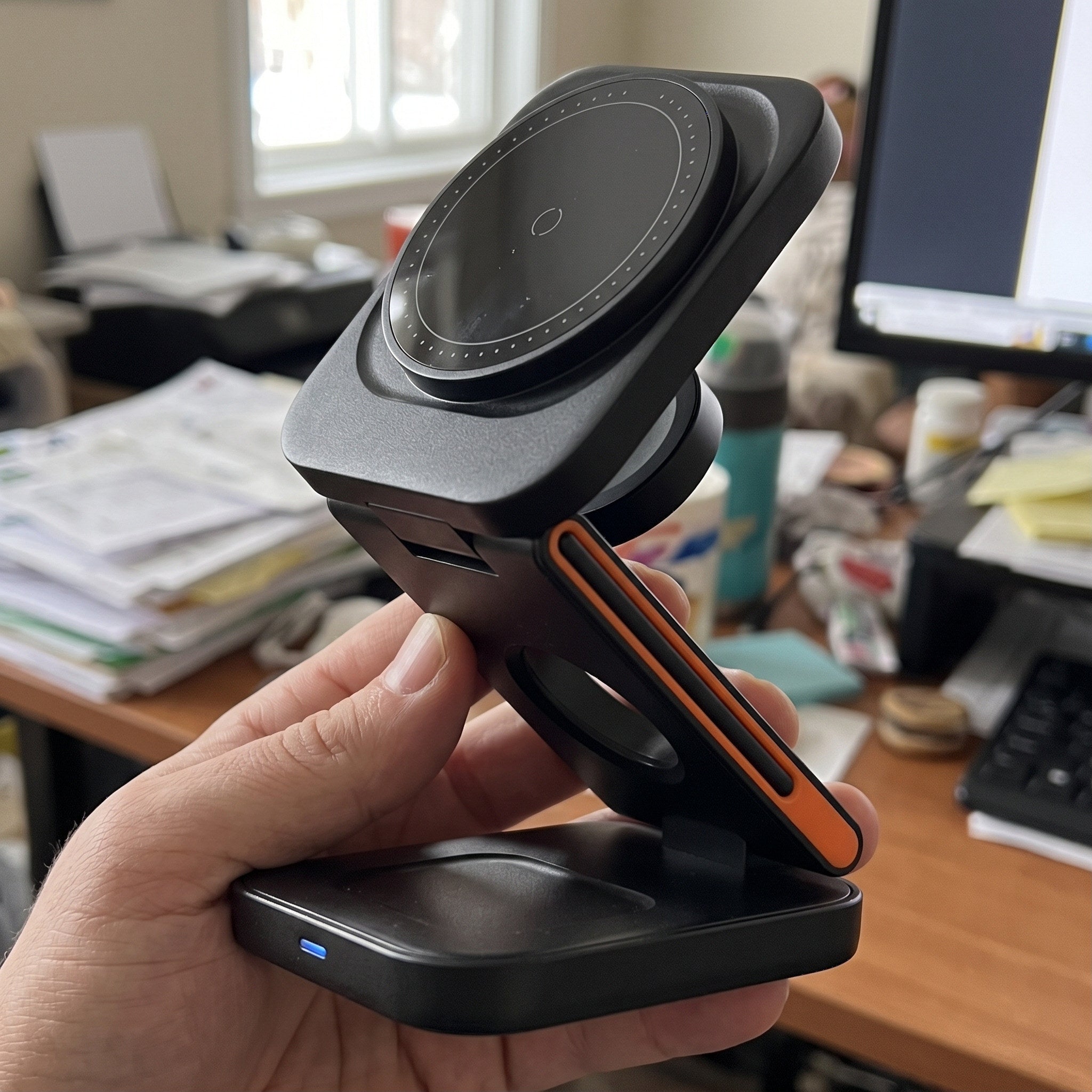 Charging station in an everyday home or travel setting 14